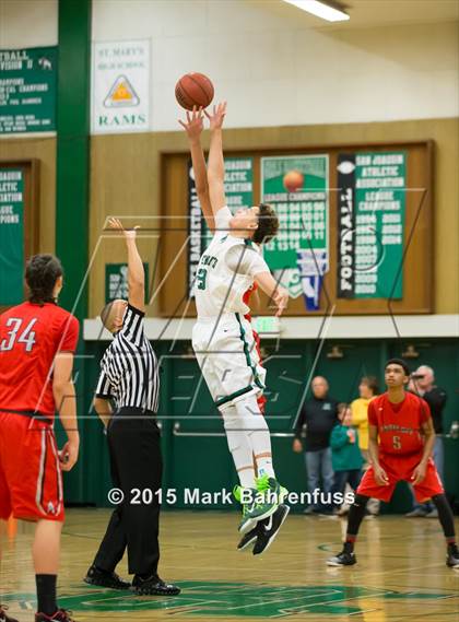 Thumbnail 3 in Antelope @ St. Mary's (CIF SJS D2 Playoff) photogallery.