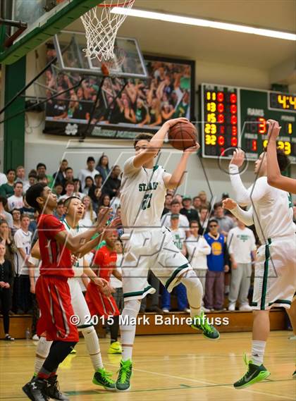 Thumbnail 1 in Antelope @ St. Mary's (CIF SJS D2 Playoff) photogallery.