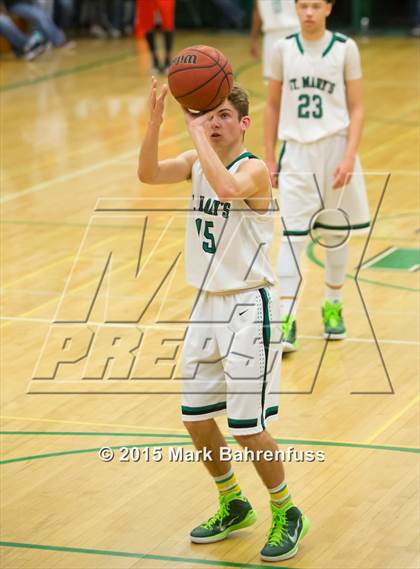 Thumbnail 3 in Antelope @ St. Mary's (CIF SJS D2 Playoff) photogallery.