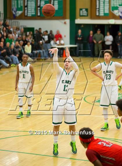 Thumbnail 1 in Antelope @ St. Mary's (CIF SJS D2 Playoff) photogallery.