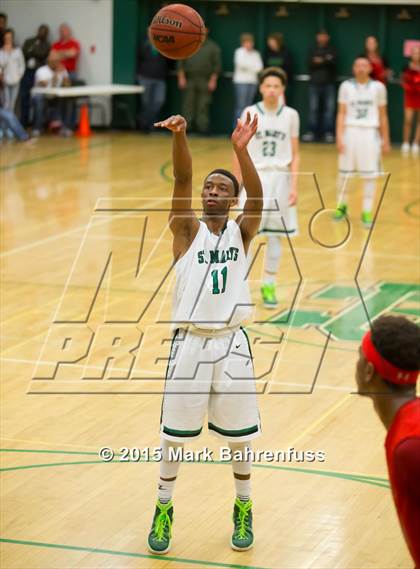 Thumbnail 2 in Antelope @ St. Mary's (CIF SJS D2 Playoff) photogallery.