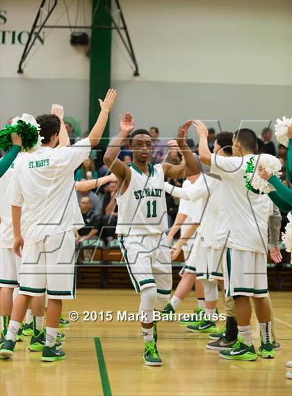 Thumbnail 2 in Antelope @ St. Mary's (CIF SJS D2 Playoff) photogallery.