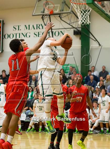 Thumbnail 3 in Antelope @ St. Mary's (CIF SJS D2 Playoff) photogallery.