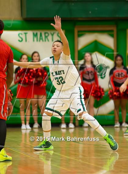 Thumbnail 1 in Antelope @ St. Mary's (CIF SJS D2 Playoff) photogallery.