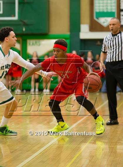 Thumbnail 1 in Antelope @ St. Mary's (CIF SJS D2 Playoff) photogallery.