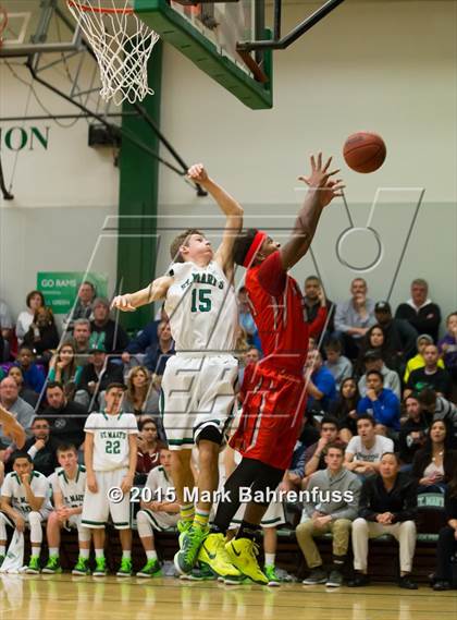 Thumbnail 3 in Antelope @ St. Mary's (CIF SJS D2 Playoff) photogallery.