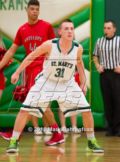 Thumbnail 1 in Antelope @ St. Mary's (CIF SJS D2 Playoff) photogallery.