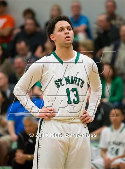 Thumbnail 3 in Antelope @ St. Mary's (CIF SJS D2 Playoff) photogallery.