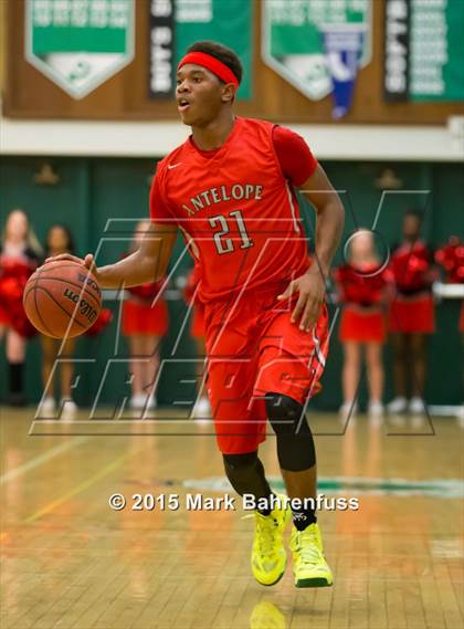 Thumbnail 1 in Antelope @ St. Mary's (CIF SJS D2 Playoff) photogallery.