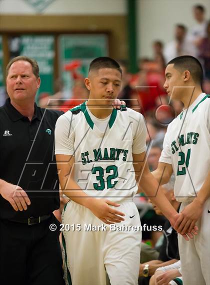 Thumbnail 1 in Antelope @ St. Mary's (CIF SJS D2 Playoff) photogallery.