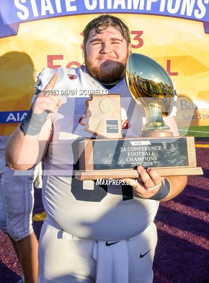 Thumbnail 3 in Scottsdale Christian Academy vs Pima (AIA 2A Final - Awards) photogallery.