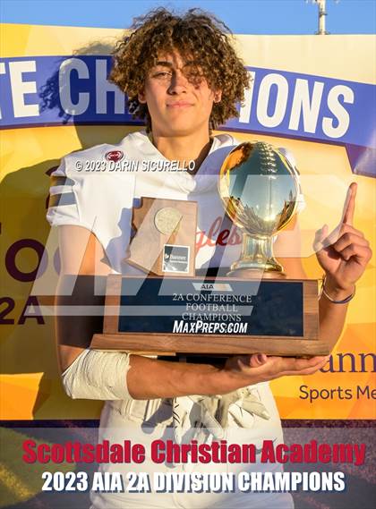 Thumbnail 2 in Scottsdale Christian Academy vs Pima (AIA 2A Final - Awards) photogallery.