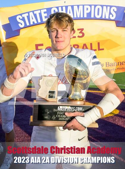 Thumbnail 2 in Scottsdale Christian Academy vs Pima (AIA 2A Final - Awards) photogallery.