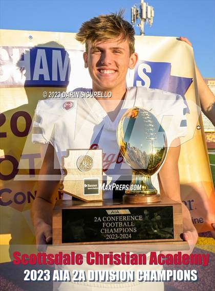 Thumbnail 2 in Scottsdale Christian Academy vs Pima (AIA 2A Final - Awards) photogallery.