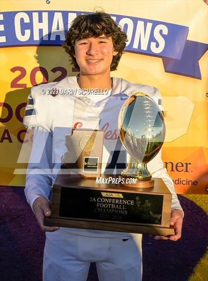 Thumbnail 2 in Scottsdale Christian Academy vs Pima (AIA 2A Final - Awards) photogallery.