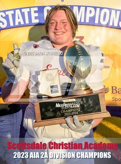 Thumbnail 3 in Scottsdale Christian Academy vs Pima (AIA 2A Final - Awards) photogallery.