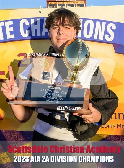 Thumbnail 2 in Scottsdale Christian Academy vs Pima (AIA 2A Final - Awards) photogallery.