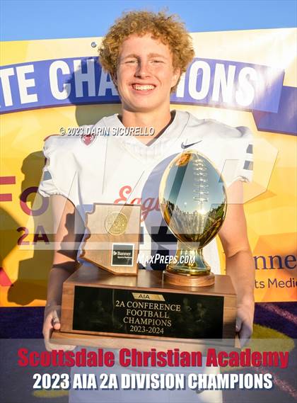 Thumbnail 2 in Scottsdale Christian Academy vs Pima (AIA 2A Final - Awards) photogallery.