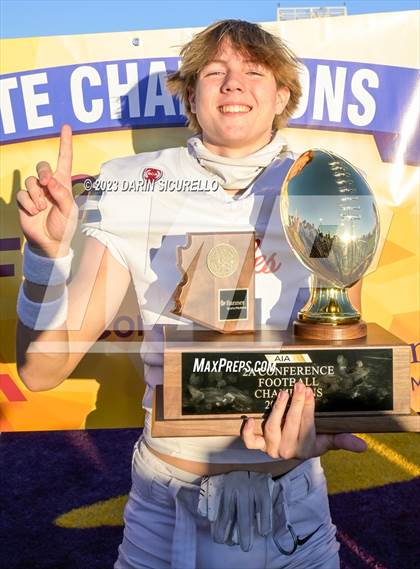 Thumbnail 2 in Scottsdale Christian Academy vs Pima (AIA 2A Final - Awards) photogallery.