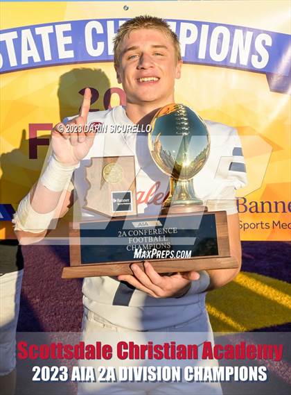 Thumbnail 2 in Scottsdale Christian Academy vs Pima (AIA 2A Final - Awards) photogallery.