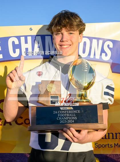 Thumbnail 2 in Scottsdale Christian Academy vs Pima (AIA 2A Final - Awards) photogallery.