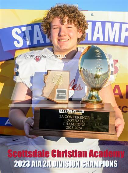 Thumbnail 2 in Scottsdale Christian Academy vs Pima (AIA 2A Final - Awards) photogallery.
