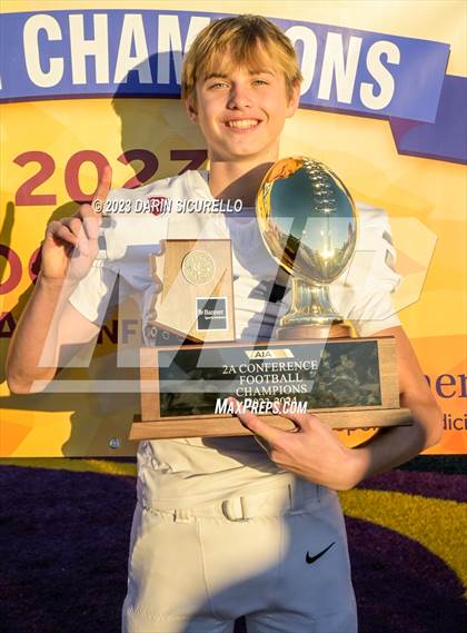 Thumbnail 2 in Scottsdale Christian Academy vs Pima (AIA 2A Final - Awards) photogallery.
