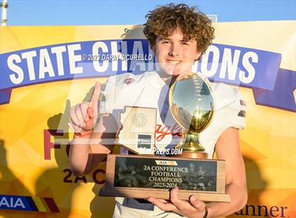 Thumbnail 3 in Scottsdale Christian Academy vs Pima (AIA 2A Final - Awards) photogallery.