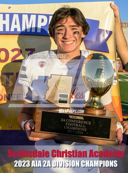 Thumbnail 2 in Scottsdale Christian Academy vs Pima (AIA 2A Final - Awards) photogallery.
