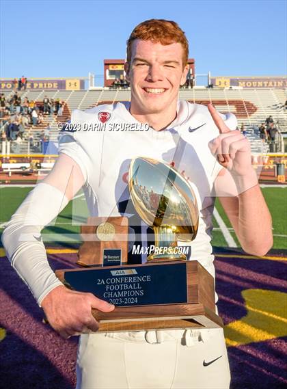 Thumbnail 2 in Scottsdale Christian Academy vs Pima (AIA 2A Final - Awards) photogallery.