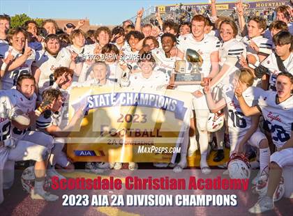 Thumbnail 3 in Scottsdale Christian Academy vs Pima (AIA 2A Final - Awards) photogallery.