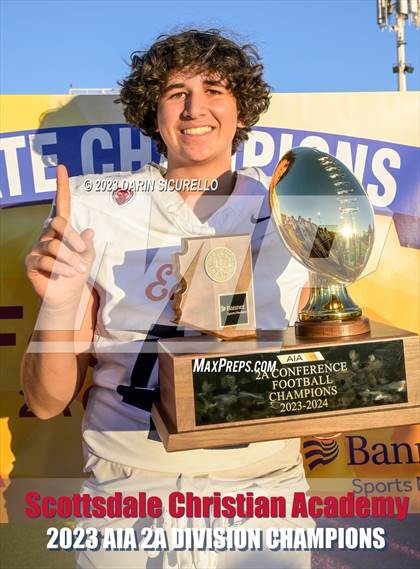 Thumbnail 3 in Scottsdale Christian Academy vs Pima (AIA 2A Final - Awards) photogallery.