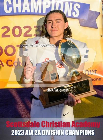 Thumbnail 2 in Scottsdale Christian Academy vs Pima (AIA 2A Final - Awards) photogallery.