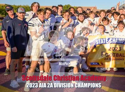 Thumbnail 2 in Scottsdale Christian Academy vs Pima (AIA 2A Final - Awards) photogallery.