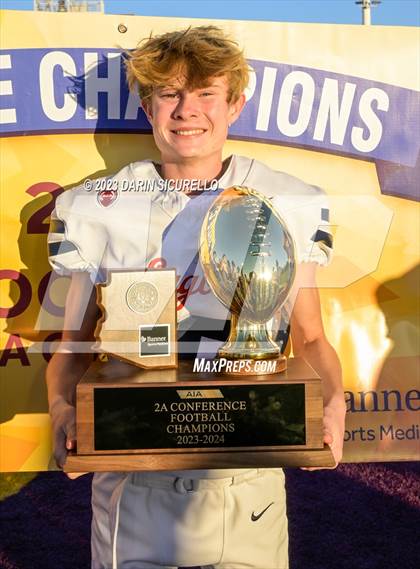 Thumbnail 2 in Scottsdale Christian Academy vs Pima (AIA 2A Final - Awards) photogallery.