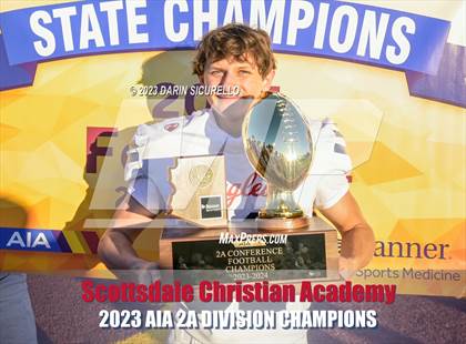 Thumbnail 3 in Scottsdale Christian Academy vs Pima (AIA 2A Final - Awards) photogallery.