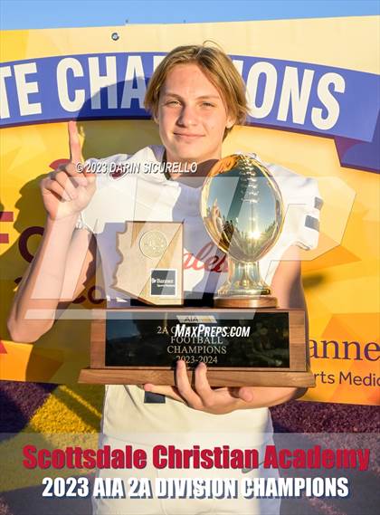 Thumbnail 2 in Scottsdale Christian Academy vs Pima (AIA 2A Final - Awards) photogallery.