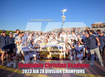Thumbnail 3 in Scottsdale Christian Academy vs Pima (AIA 2A Final - Awards) photogallery.