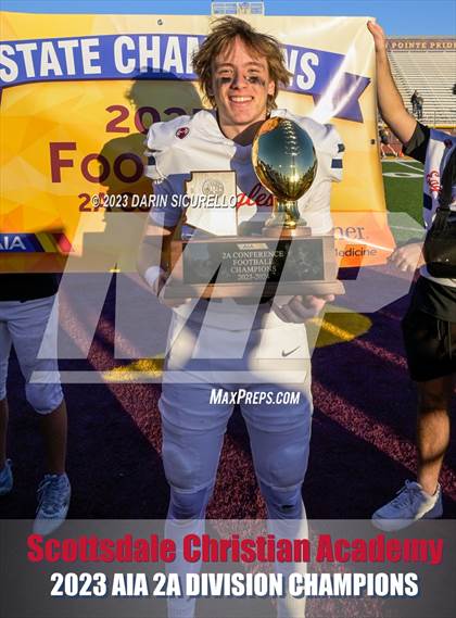 Thumbnail 2 in Scottsdale Christian Academy vs Pima (AIA 2A Final - Awards) photogallery.