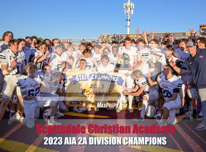 Thumbnail 3 in Scottsdale Christian Academy vs Pima (AIA 2A Final - Awards) photogallery.