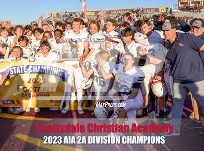 Thumbnail 2 in Scottsdale Christian Academy vs Pima (AIA 2A Final - Awards) photogallery.