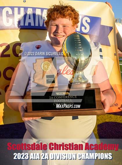 Thumbnail 2 in Scottsdale Christian Academy vs Pima (AIA 2A Final - Awards) photogallery.