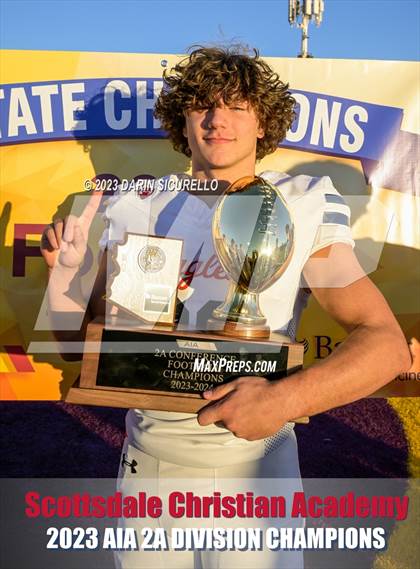Thumbnail 2 in Scottsdale Christian Academy vs Pima (AIA 2A Final - Awards) photogallery.