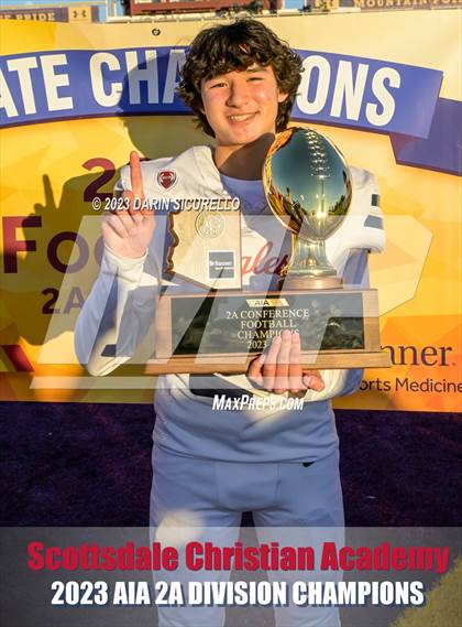 Thumbnail 2 in Scottsdale Christian Academy vs Pima (AIA 2A Final - Awards) photogallery.