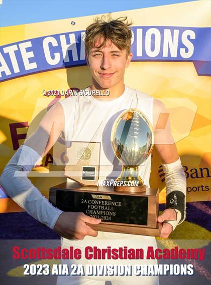 Thumbnail 2 in Scottsdale Christian Academy vs Pima (AIA 2A Final - Awards) photogallery.