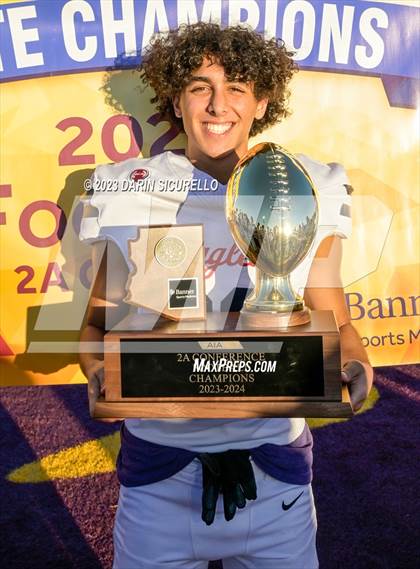 Thumbnail 3 in Scottsdale Christian Academy vs Pima (AIA 2A Final - Awards) photogallery.