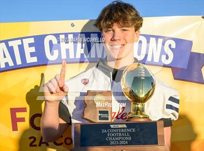 Thumbnail 1 in Scottsdale Christian Academy vs Pima (AIA 2A Final - Awards) photogallery.