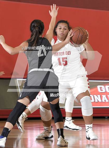 Thumbnail 2 in Fairmont Prep @ Mater Dei (Matt Denning Hoops Classic) photogallery.