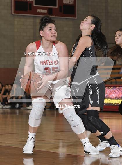 Thumbnail 1 in Fairmont Prep @ Mater Dei (Matt Denning Hoops Classic) photogallery.