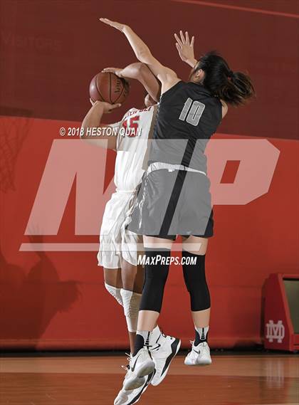 Thumbnail 2 in Fairmont Prep @ Mater Dei (Matt Denning Hoops Classic) photogallery.